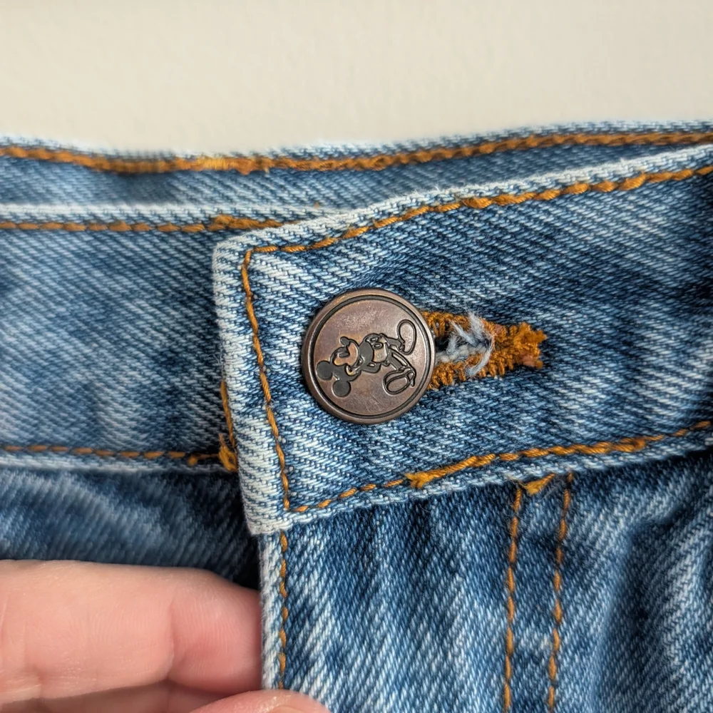 Disney Women's High Rise Jeans - Blue - Picture 5 of 11